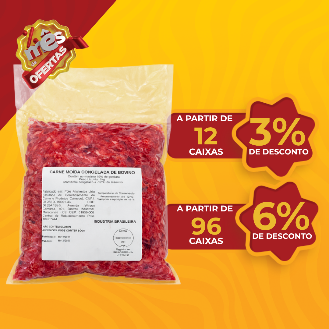 Carne Mo&iacute;da 1kg - Gostosinha